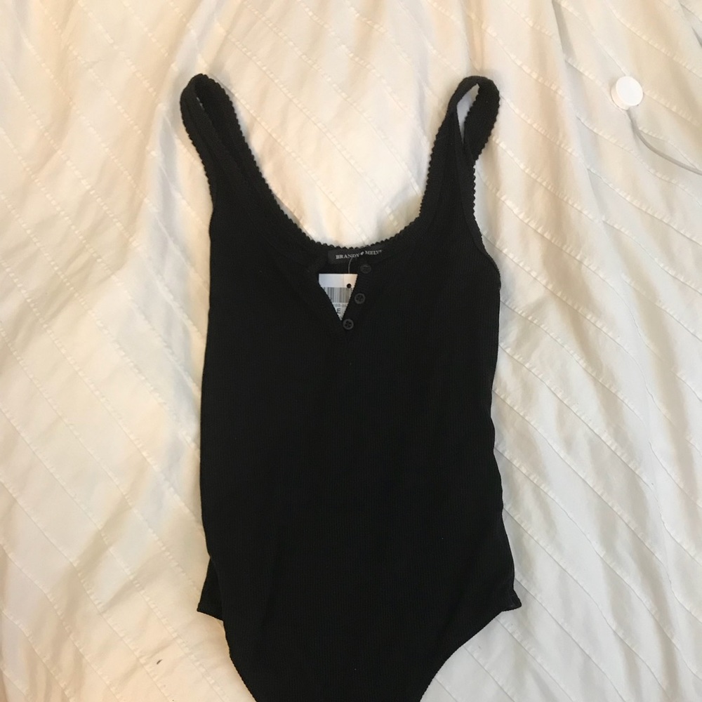 black bodysuit